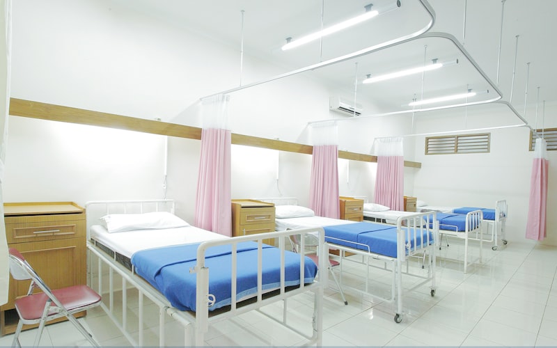 Moderner Krankenhausflur